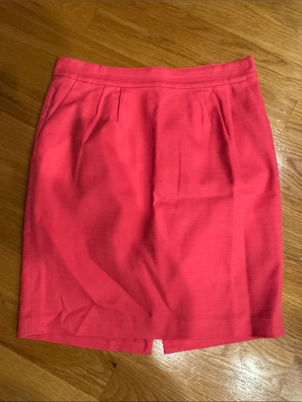 Banana Republic Coral-Pink Pencil Skirt